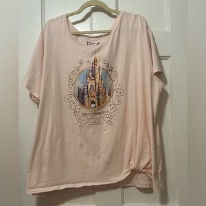 Disney Pink Graphic Short Sleeve T-Shirt